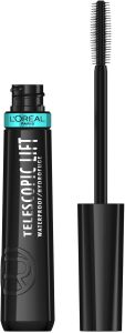 L'Oréal Paris Mascara Telescopic Lift, Lunghezza estrema per le tue Ciglia, Volumizza, Solleva, Waterproof, Lunga Tenuta 36h