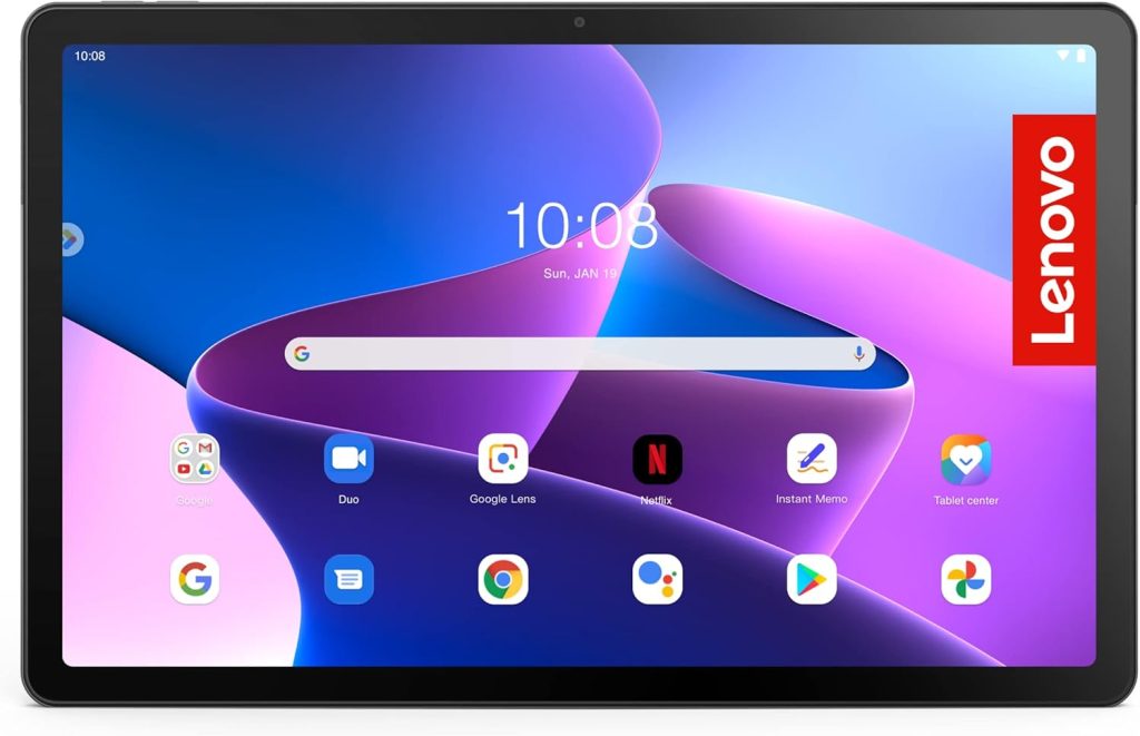Lenovo Tab M10 Full HD Plus 26,2 cm (10,3 pollici, 1920 x 1200, WideView, Touch). Tablet PC (Octa-Core, 4 GB di RAM, 64 GB eMCP, WLAN, Android 10) colore grigio.