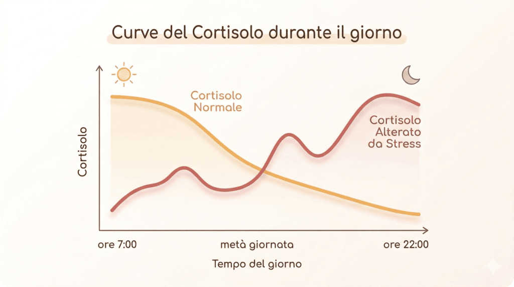 Cortisolo nel corso della giornata