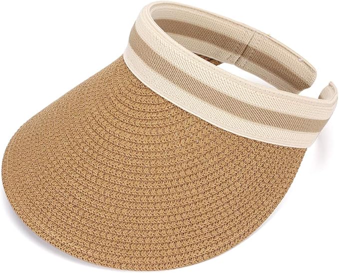 MK MATT KEELY Donna Parasole Ampia Beach Paglia Golf Cappello cap
